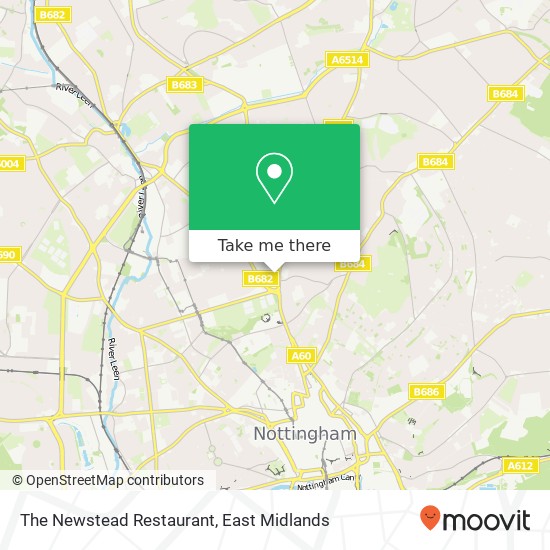 The Newstead Restaurant map