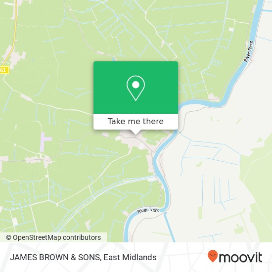 JAMES BROWN & SONS map