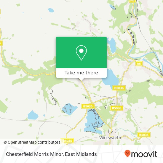 Chesterfield Morris Minor map