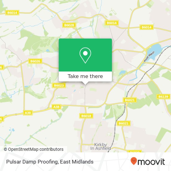 Pulsar Damp Proofing map