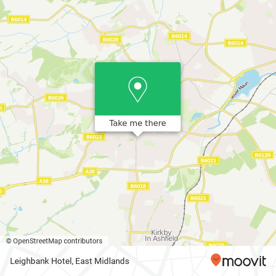 Leighbank Hotel map