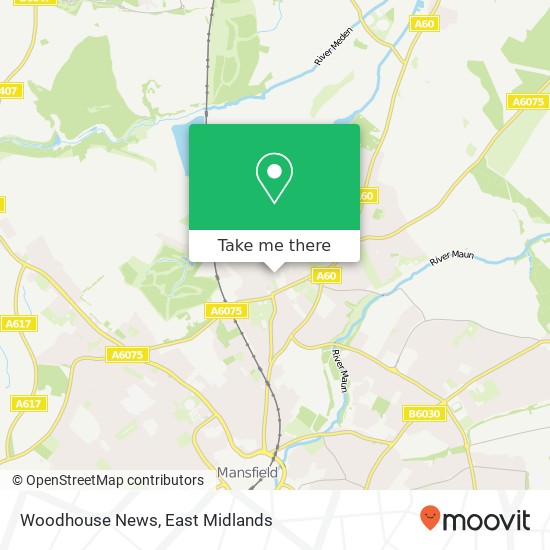 Woodhouse News map