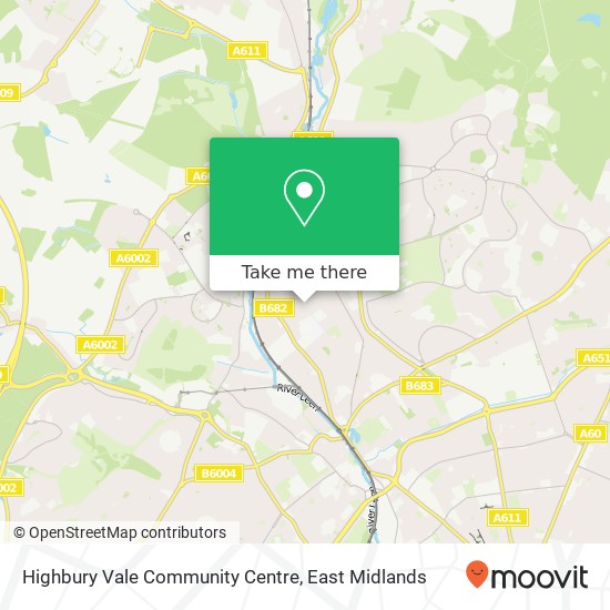 Highbury Vale Community Centre map