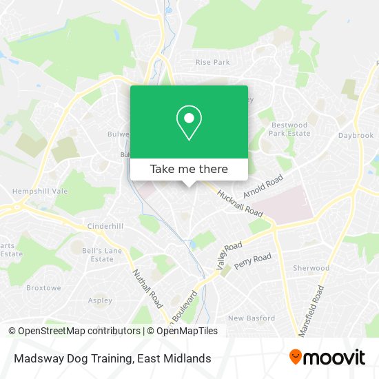 Madsway Dog Training map