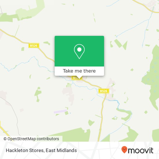 Hackleton Stores map