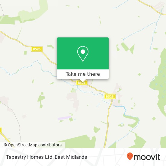 Tapestry Homes Ltd map