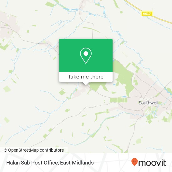 Halan Sub Post Office map