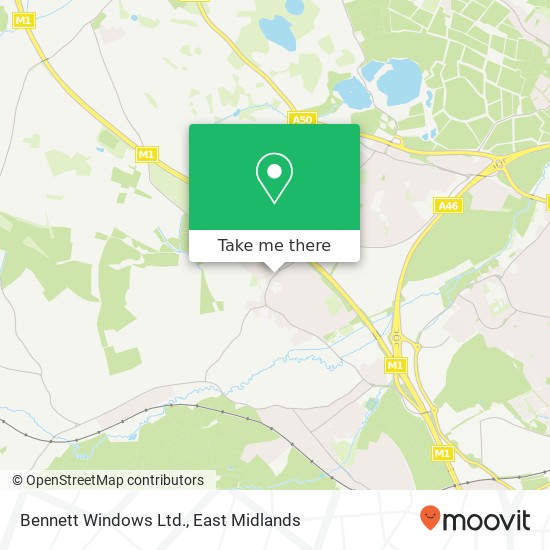 Bennett Windows Ltd. map