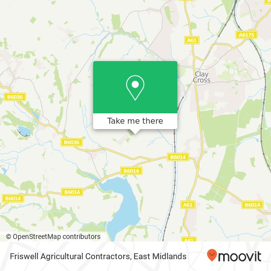 Friswell Agricultural Contractors map