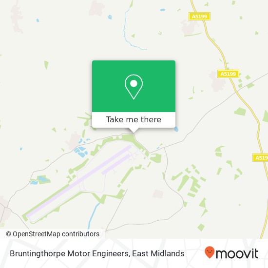 Bruntingthorpe Motor Engineers map