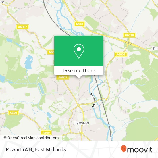 Rowarth,A B, map