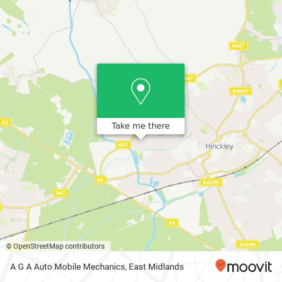A G A Auto Mobile Mechanics map