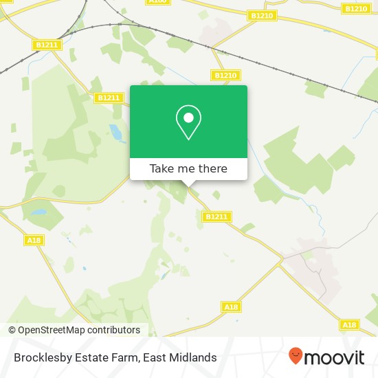 Brocklesby Estate Farm map
