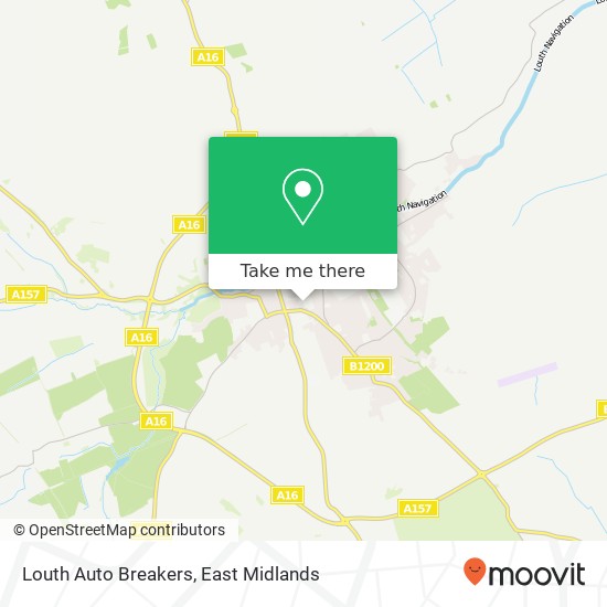 Louth Auto Breakers map