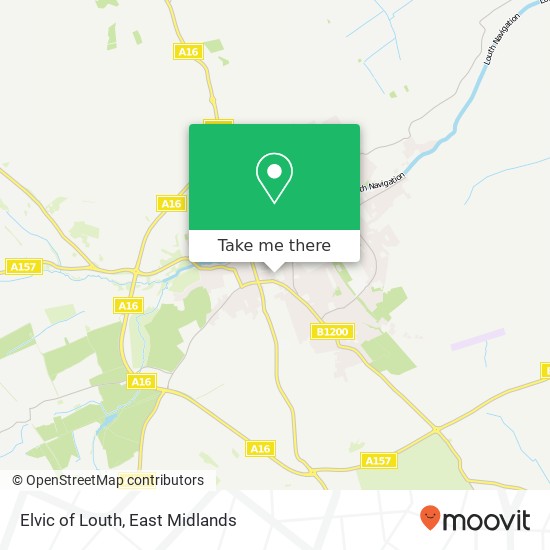 Elvic of Louth map
