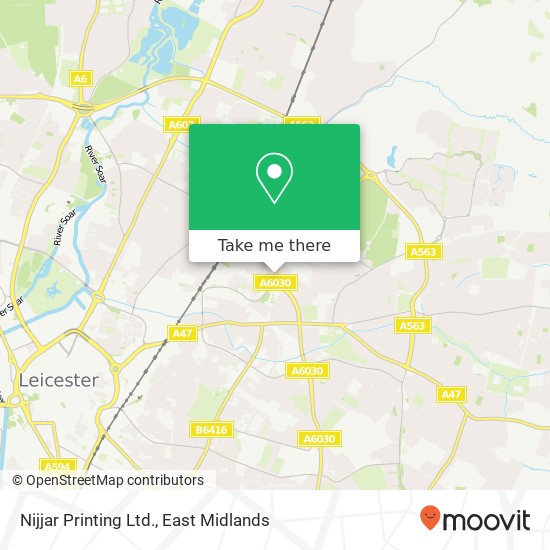 Nijjar Printing Ltd. map