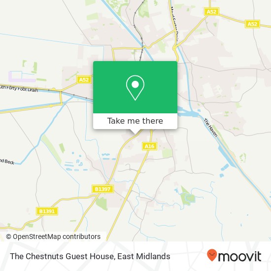 The Chestnuts Guest House map