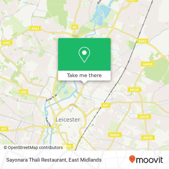 Sayonara Thali Restaurant map