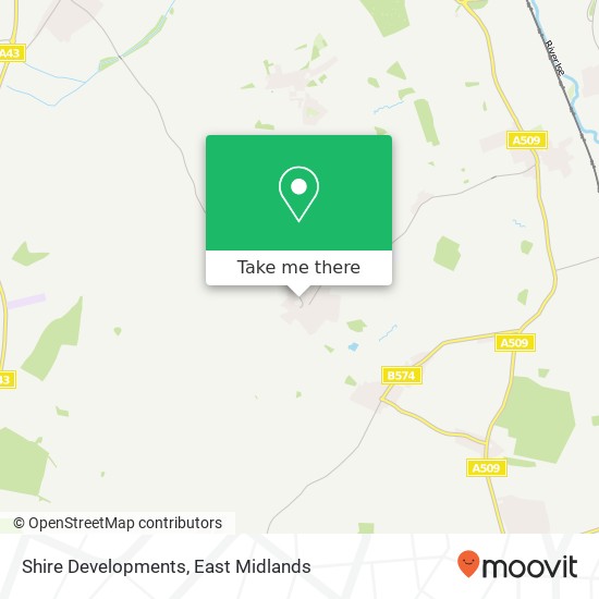 Shire Developments map