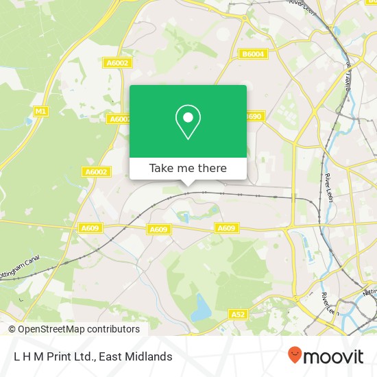 L H M Print Ltd. map