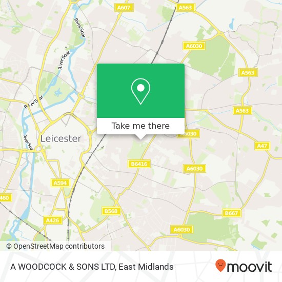 A WOODCOCK & SONS LTD map