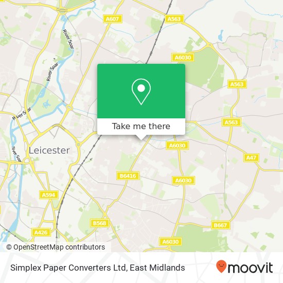 Simplex Paper Converters Ltd map