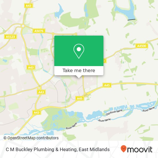 C M Buckley Plumbing & Heating map