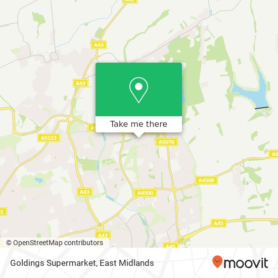 Goldings Supermarket map