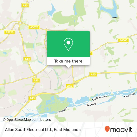 Allan Scott Electrical Ltd. map