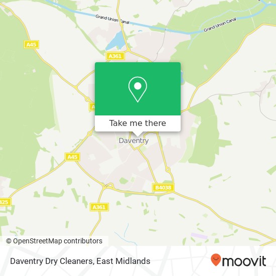 Daventry Dry Cleaners map