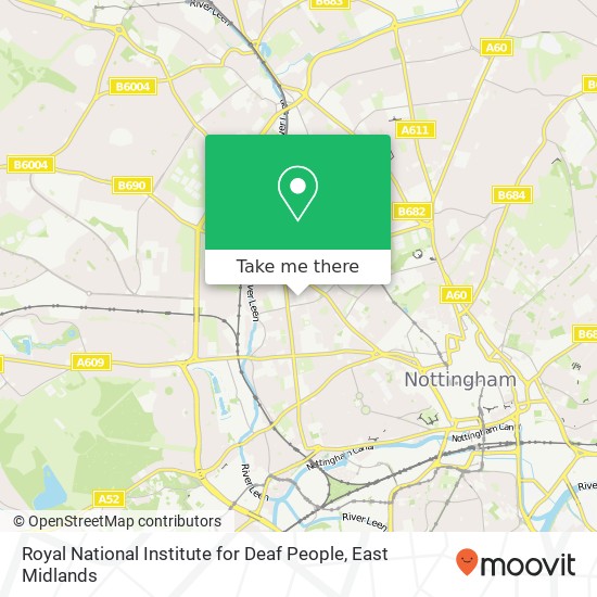 Royal National Institute for Deaf People map