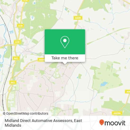 Midland Direct Automative Assessors map