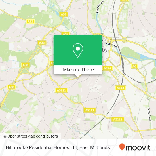 Hillbrooke Residential Homes Ltd map