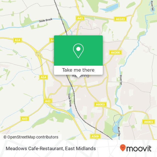 Meadows Cafe-Restaurant map