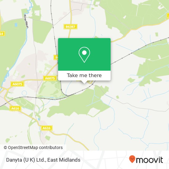 Danyta (U K) Ltd. map