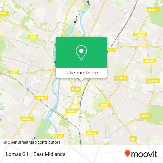 Lomas,G H, map