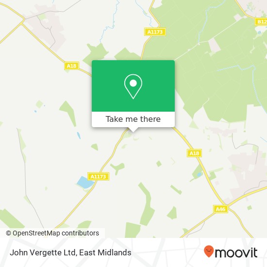 John Vergette Ltd map