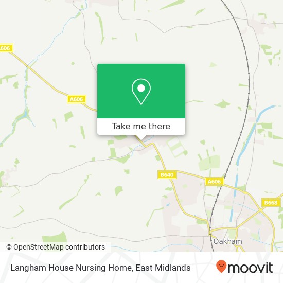 Langham House Nursing Home map