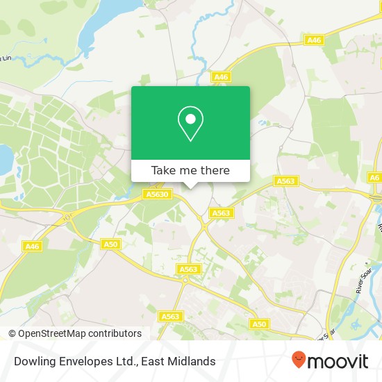 Dowling Envelopes Ltd. map