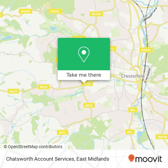 Chatsworth Account Services map