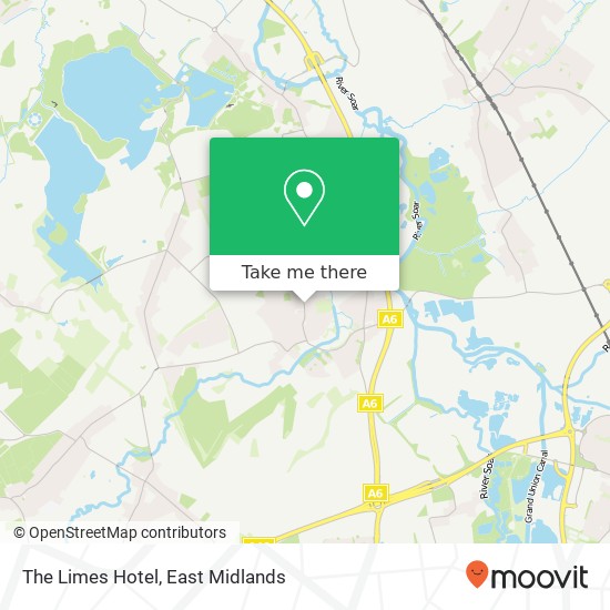 The Limes Hotel map