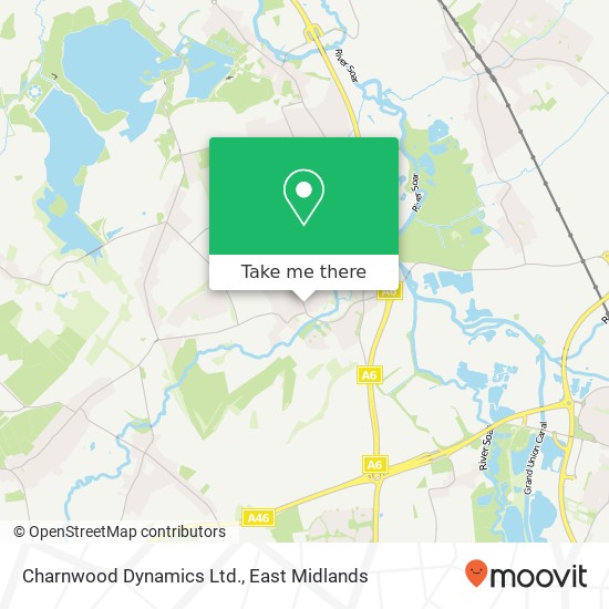 Charnwood Dynamics Ltd. map