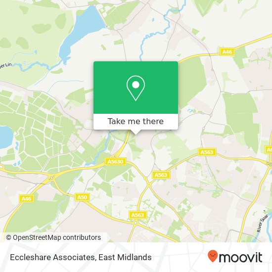 Eccleshare Associates map