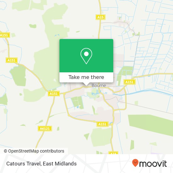 Catours Travel map