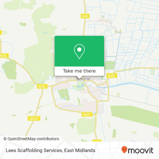 Lees Scaffolding Services map