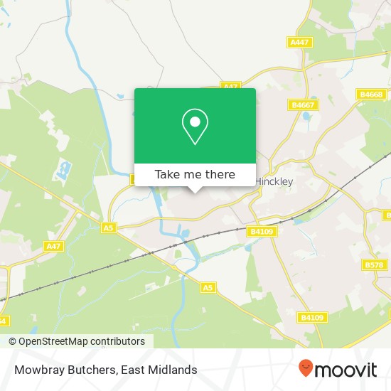 Mowbray Butchers map