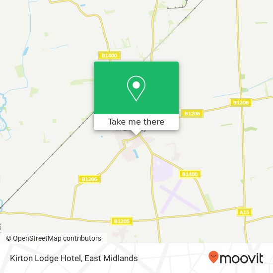Kirton Lodge Hotel map