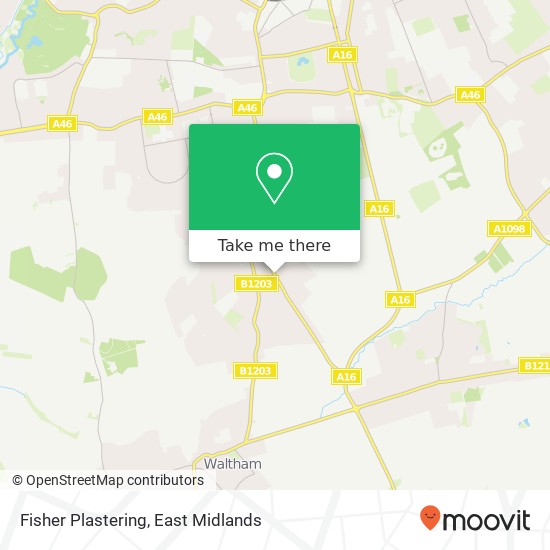 Fisher Plastering map