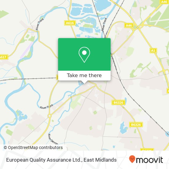European Quality Assurance Ltd. map