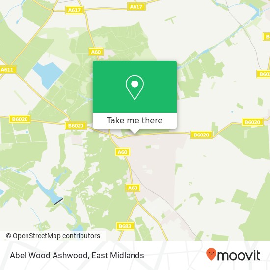 Abel Wood Ashwood map